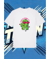 Camiseta Blanca Among Us Verde Impostor | camiseta anime