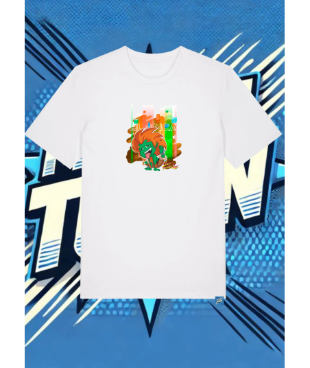 Camiseta Blanca Street Figther | camiseta anime