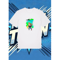 Camiseta Blanca Cloud Strife Final Fantasy Viifrontal1 | camiseta anim